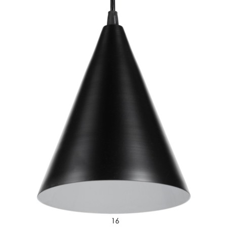 Lamp Bayerlux suspension Bayerlux 2he14 40W Black D = 16, h = 20+60 cm-3
