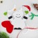 Set for creativity - Create a Christmas tree decoration from felt "Snowman in a hat"