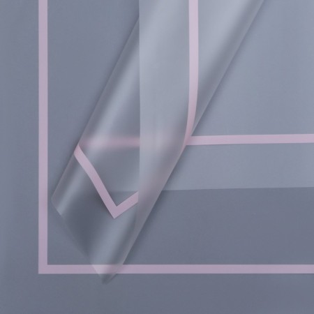 Matte Film Transparent "Square", powder, 0.58 x 0.58 m