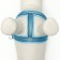 Super-furry harness with reflective firmware, size m, girth 32-63 cm, blue