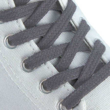Shoes for shoes are flat, d = 9mm, 120cm, gray color