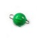 Cargo Cheburashka painted collapsible Yaman 10 pcs., 4 g, green