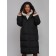 Coat insulated winter female, size 42, black color