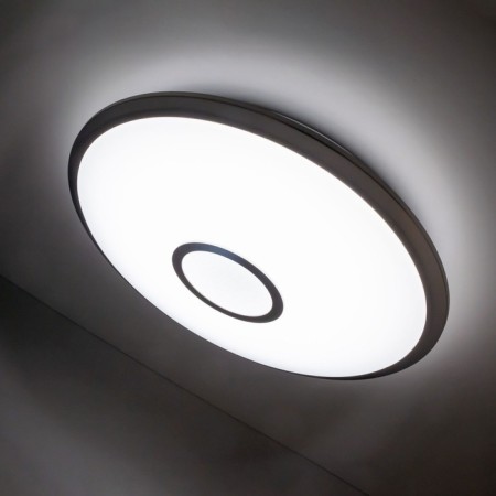 Lamp Citilux "Starlight" CL703A61G, 51.5x51.5x7.5 cm, 1x65W, LED, Gray Color.-28