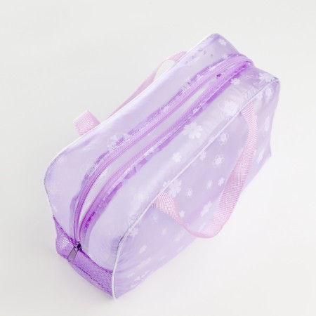 Lightning cosmetic bag, lilac color-2