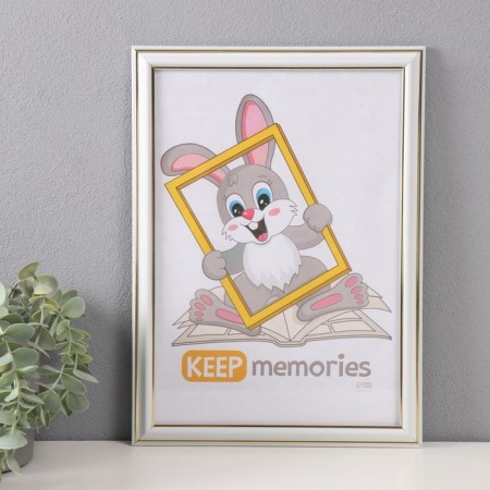 Photo frame Plastic "Office 2" 21x30 cm, white