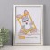 Photo frame Plastic "Office 2" 21x30 cm, white