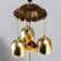 Wind Music Metal "Heart with an arrow" 3 bells 40 cm