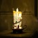 LED candle with gingerbread gingerbread, 14 × 23 × 12 cm, plastic, AAX3 batteries (not in the kit), USB, glow warm white