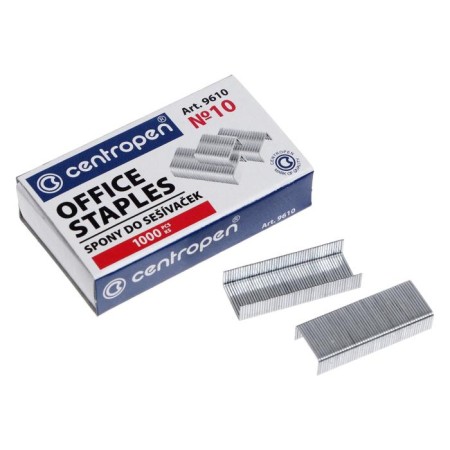 Staps for stapler No. 10 Centropen, 1000 pcs.