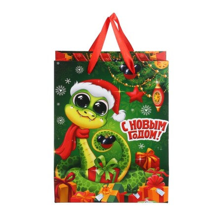 New Year. Gift package, 23x18x11.5 cm, packaging, Mickey Mouse-3