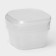 A set of food shares, 3 pcs, 700 ml, square, transparent