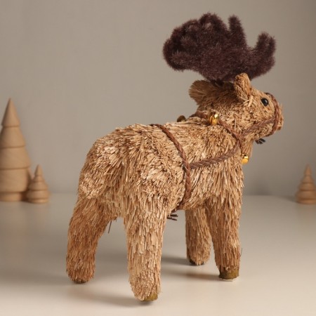 Decor "Elk in the harness" 23x9x22.5 cm-1