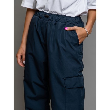 Heater trousers, height 170 cm, dark graphite color-4