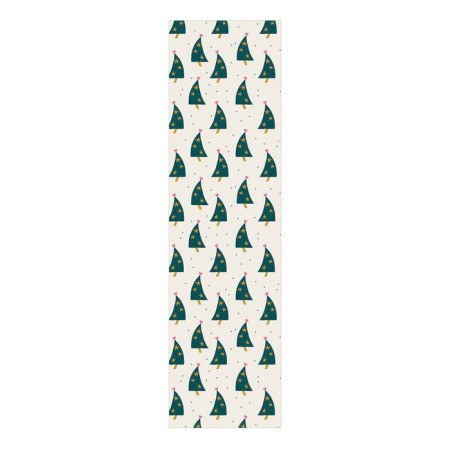 The track on the table "Christmas trees dance", oxford, size 40x145 cm-1