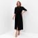 Women's dress Minaku: Enjoy Black Color, Rr. 42