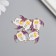 Decor for creativity metal, enamel "Cat Prison", 2.5 × 2.8 cm