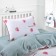 Bed linen 1.5 joint venture "Strawberry", size 160x230 cm, 160x220 cm, 50x70 cm