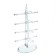 Glasses stand 4 places, table 16 × 18.3 × 30 cm, transparent