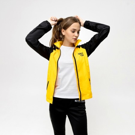 Vetrovka Onlytop Unisex with a Black/Yellow bag, p. 48-17