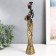Souvenir Polystone "African with a jug in the patterned outfit" mix 7.3x5x29 cm