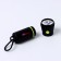 A container with a flashlight, cleaning packages for dogs (roll 15 pcs), black