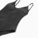 Swimsuit Women's Assigned lacing on the back minku, black color, size 44