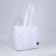 Zipper bag with lightning, white color