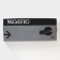 Porcelain dish for serving with bamboo handle Magistro "Galaxy", 29 × 12 × 2.2 cm, black color