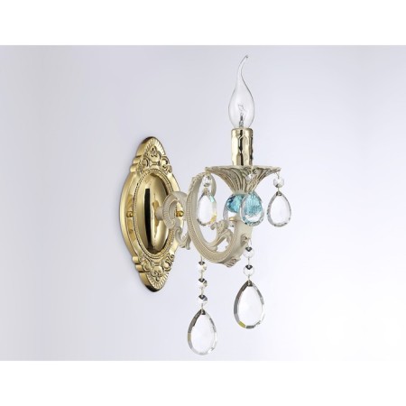 Wall lamp with crystal Ambrella Light, Classic, TR4932, 1HE14, Color Gold, White-4