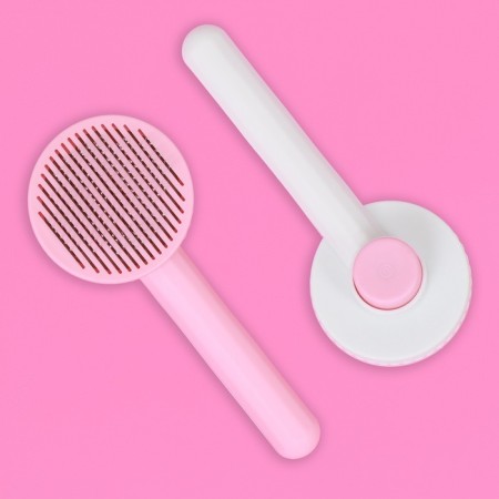 Pucrhester plastic with self -cleaning function, 7.7 x 19.1 cm, pink-1