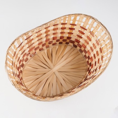Basket "Rook", large, 47x33x22 cm, bamboo-2