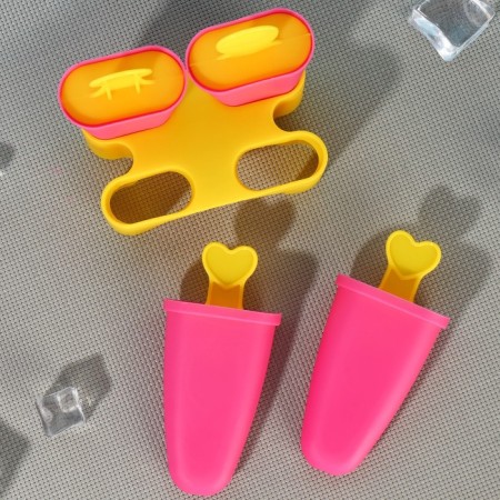 Form for ice cream “Kyut”, 10 × 6 × 13 cm, 4 cells, color mix-4