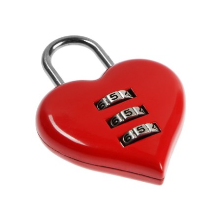 Castle of hinged code tundra "heart", red-1
