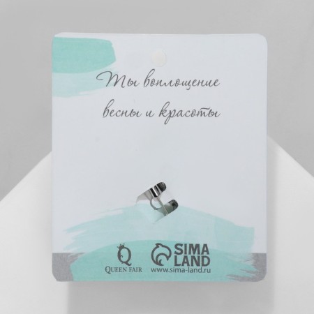 Brooch "Ballerina" AN Ler, white color in silver-3