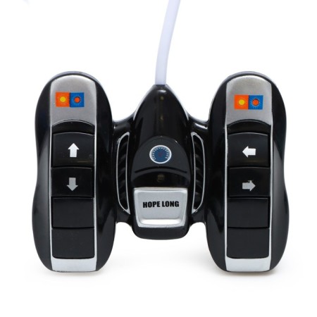 Radio-controlled car-controlled “Tricky” car, works on batteries, light, blue color-4