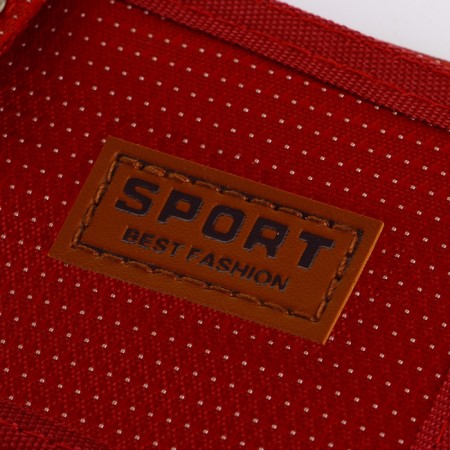 Velcro wallet, red color-4