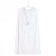 Carnival cloak for children, plush white, length 95 cm