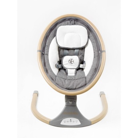 Электрокачели детские AmaroBaby Ergo Swing, цвет серый-12