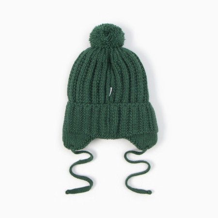 Children's hat, green color, p 48-52-2