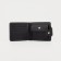 Male purse on a button, for cards, for coins, black color