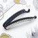 Hair banana "Pearl paradise" 11 cm, black