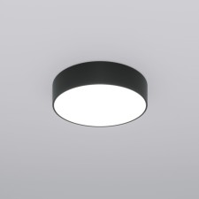 Светильник потолочный Eurosvet Entire 90318/1, LED, 50 Вт, 3300/4200/6500К, 3110Лм, 400х400х80 мм, пульт ДУ, цвет чёрный