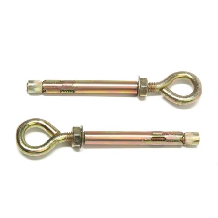Anchor bolt of scrap, with a ring, galvanized, 12x130 mm, 40 pcs-4