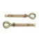 Anchor bolt of scrap, with a ring, galvanized, 12x130 mm, 40 pcs