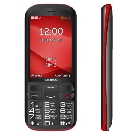 Cell phone Texet TM-B409 Black Red-1