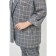 Female costume, size 54, gray-blue color