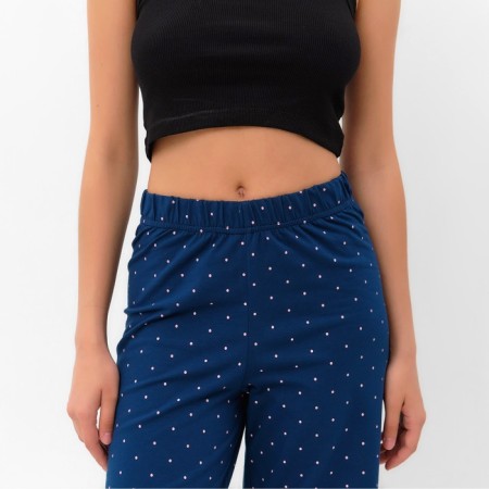 Women's pants kaftan "peas" p. 40-42, blue-4