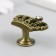 Pen for the casket metal "Crown" rhinestone, aged bronze 4.5x3.2x2.6 cm