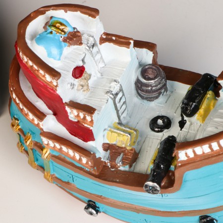 Surfacing ship "Pirate ship" 16*9*10cm-4